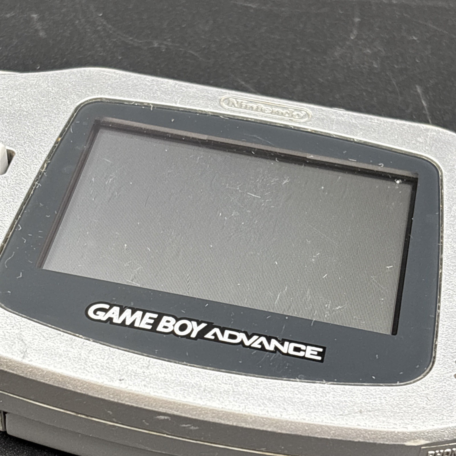 Nintendo Gameboy Advance GBA Platinum Silver Handheld Console AGB-001 Tested