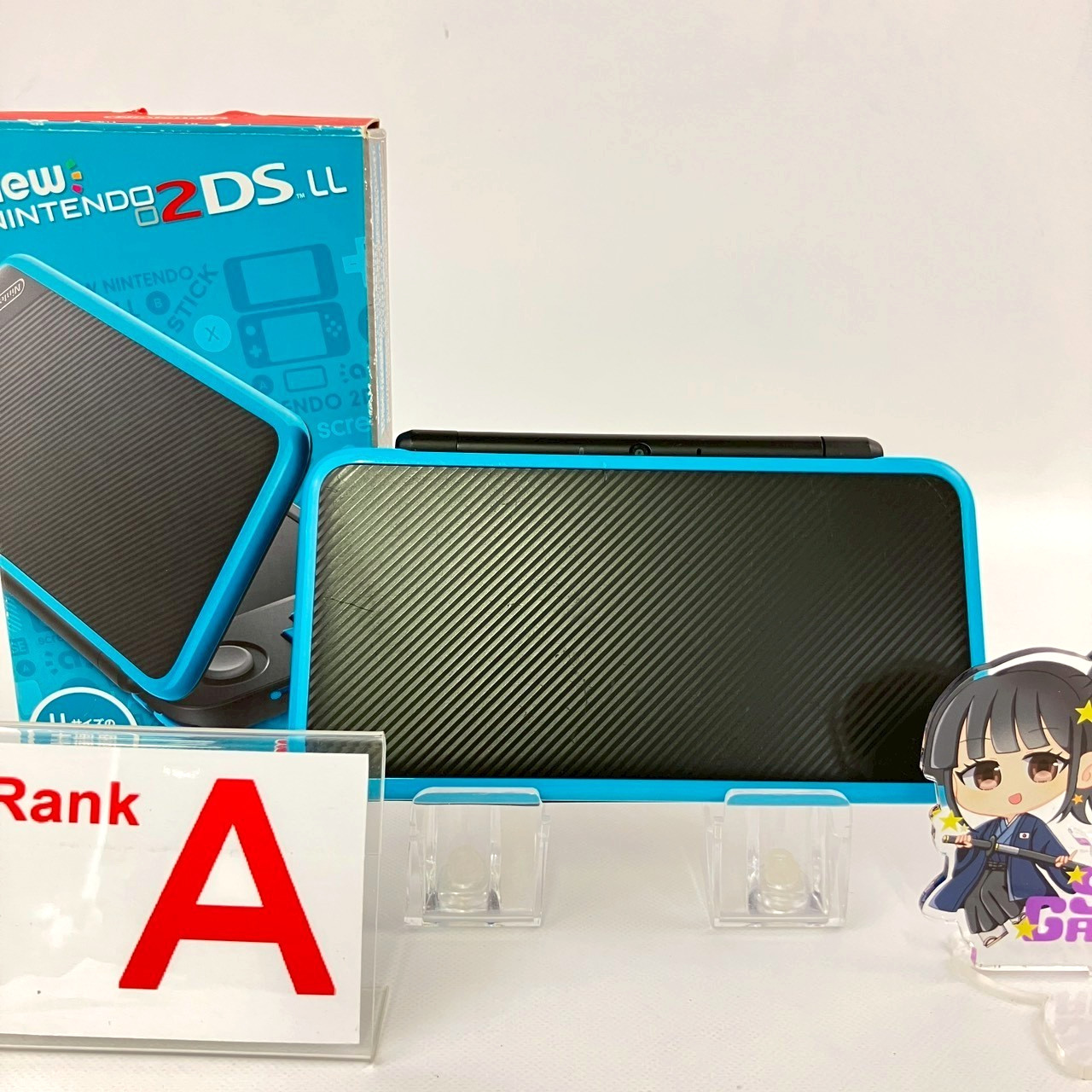 Nintendo new 2DS XL LL Turquoise x Black Console Boxed A Rank Japanese Only