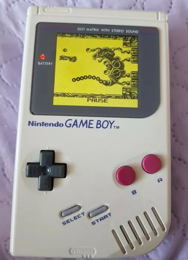 Restored Original Nintendo DMG-01 GameBoy W/ IPS v4 Backlit LCD Screen Game Boy