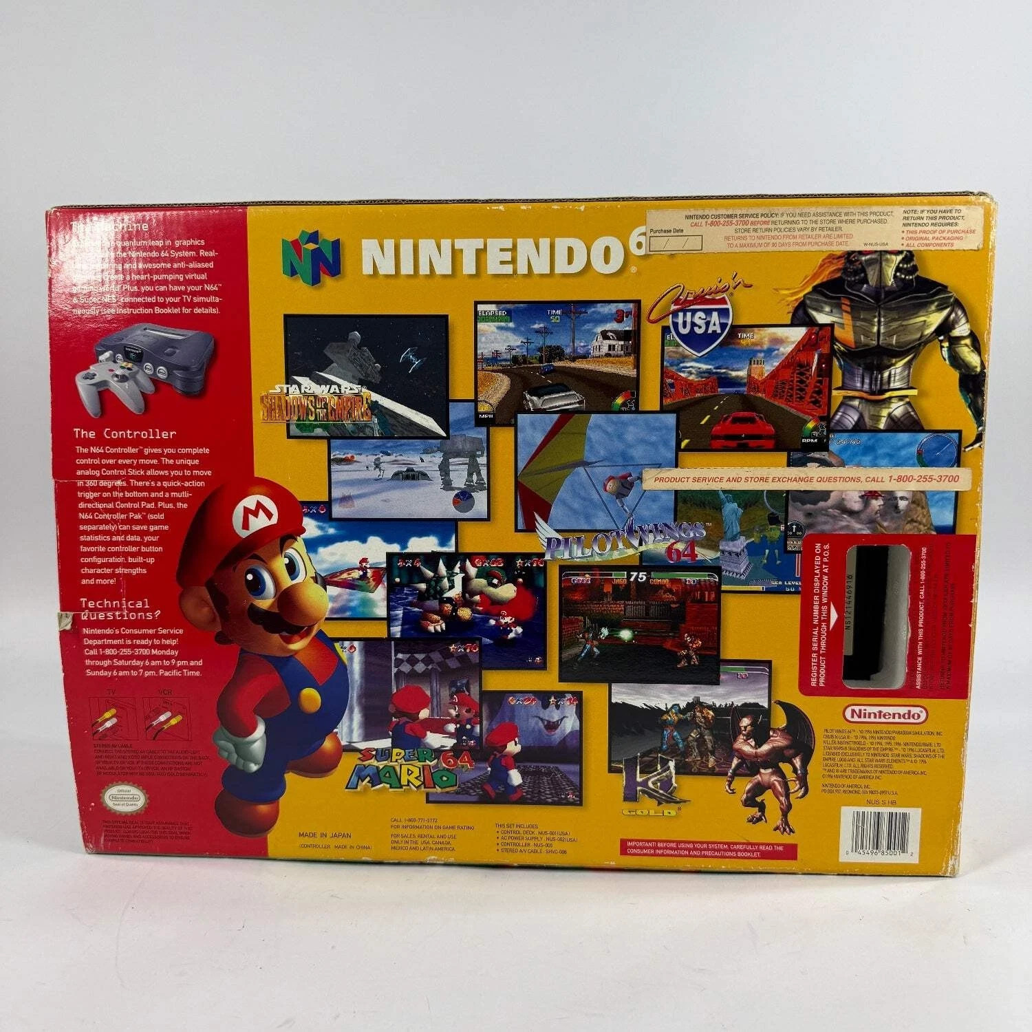 Nintendo 64 N64 Video Game Console NUS-001 Gray
