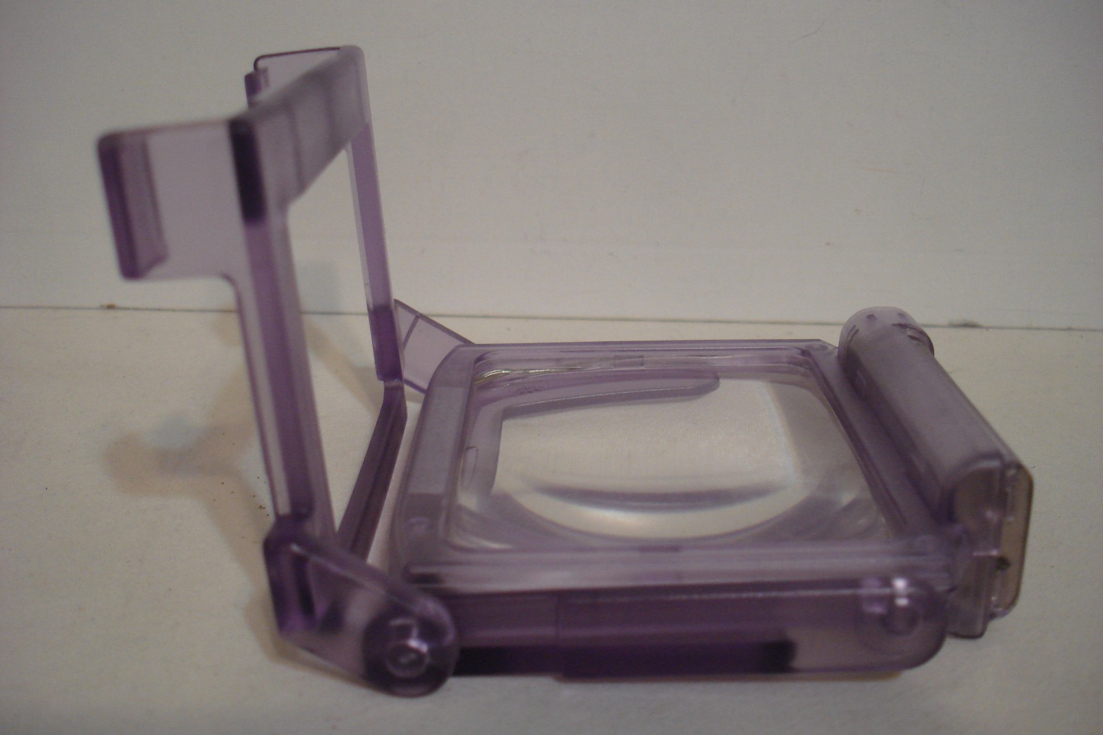 Nintendo Game Boy Color System Clear Atomic Purple w/ Pelican Accessories