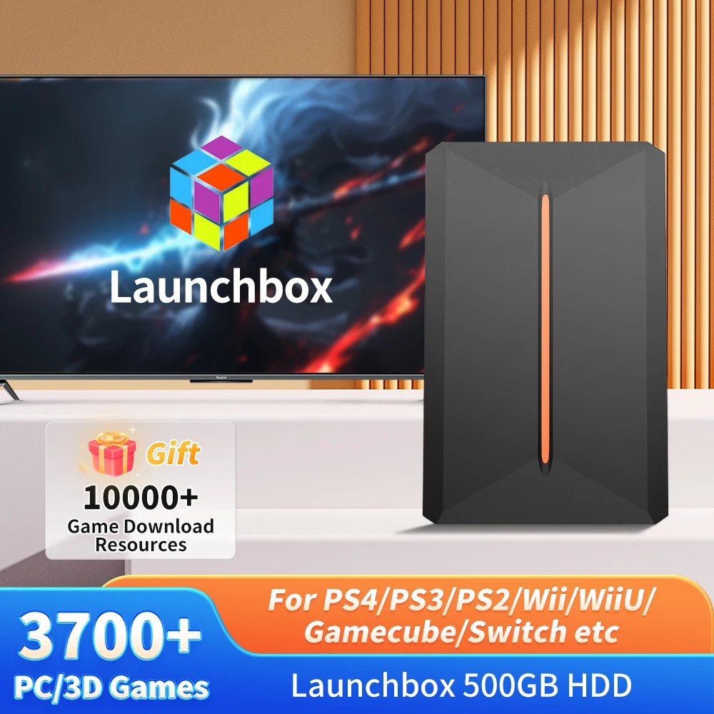 Launchbox 500GB Portable Gaming Hard Drive