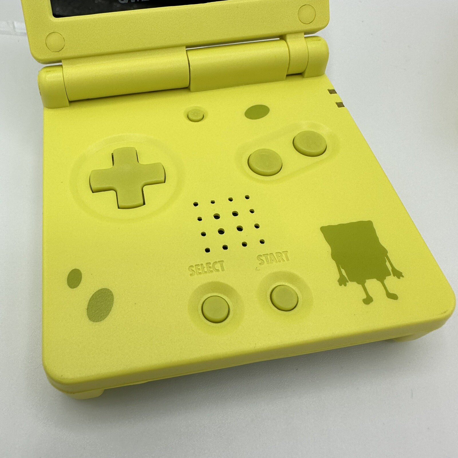 Gameboy Advance SP AGS-001 or IPS SpongeBob Yellow *Glass Lens & New Battery*