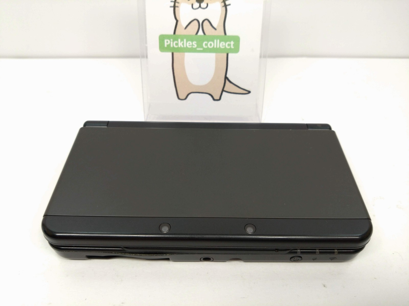 Nintendo New 3DS Black KTR-001 w/4GB Stylus language Japanese Tested 0511A