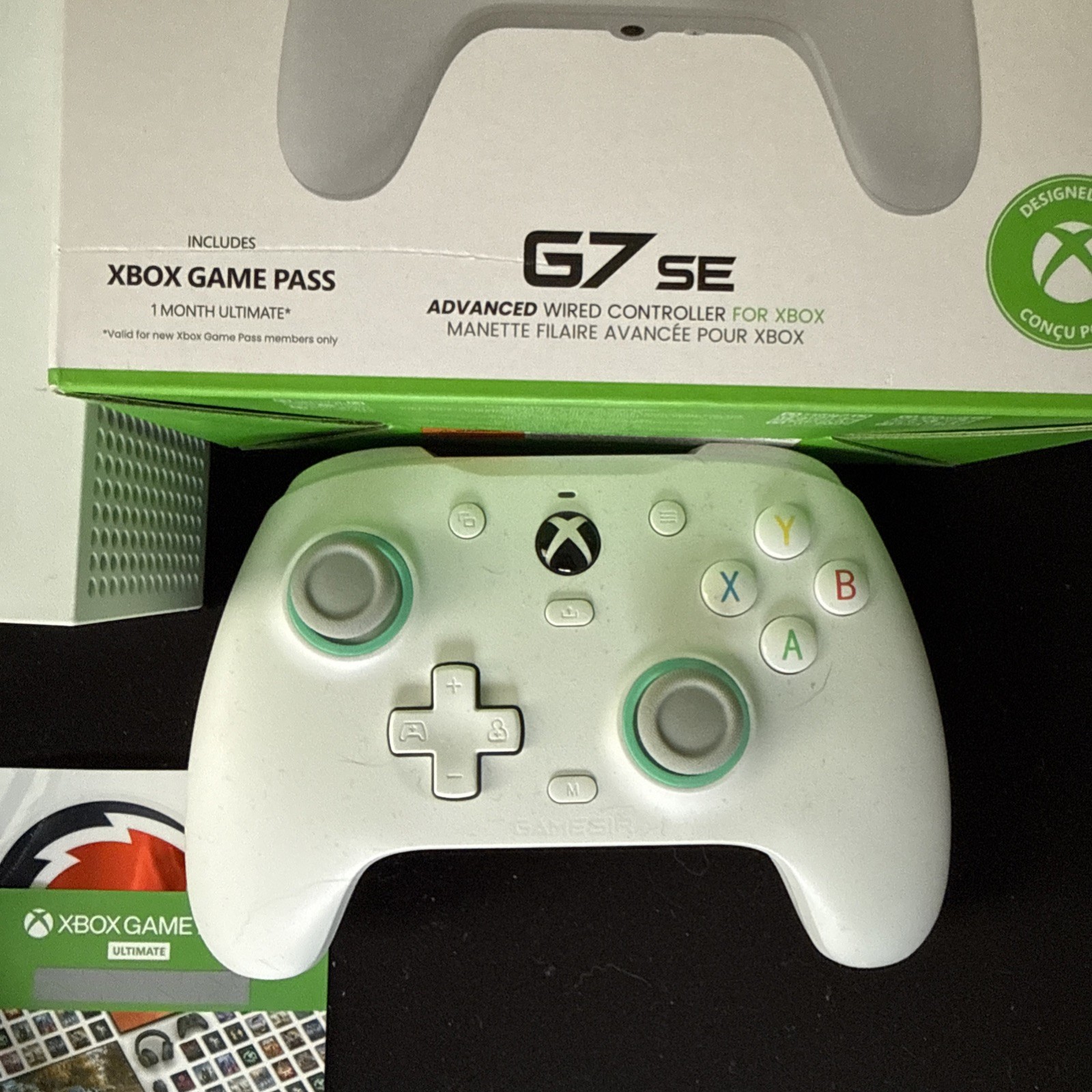 Microsoft Xbox Series S 512GB White Console With Gamesir G7 SE