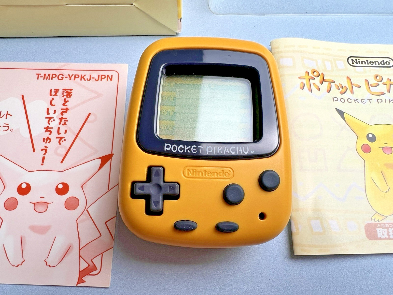 Nintendo PokemonPikachu MPG-001 1998 Pedometer Japan Virtual Pet Open Box Unused