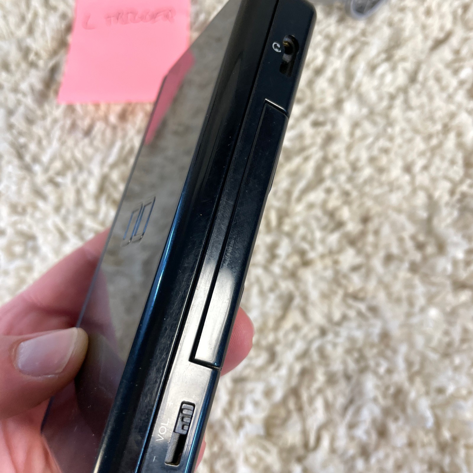 Nintendo DS Lite Handheld Console Onyx Black USG-001 READ