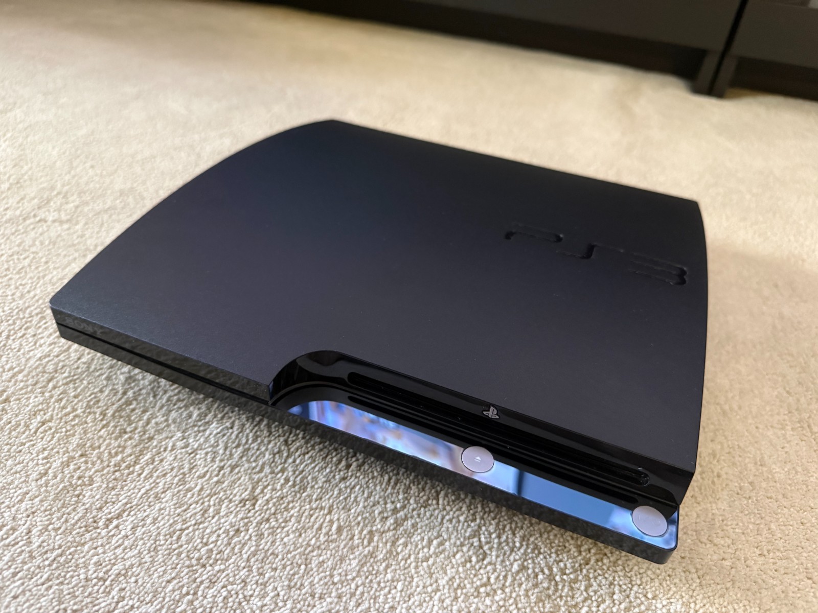Sony PlayStation 3 PS3 Slim 120GB Console CECH-2001A Tested Working + Cables