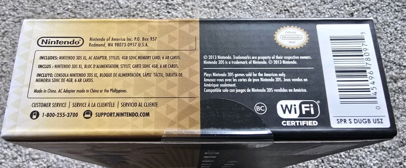 BRAND NEW Nintendo 3DS XL Limited Edition Console – Zelda: Link Between Worlds