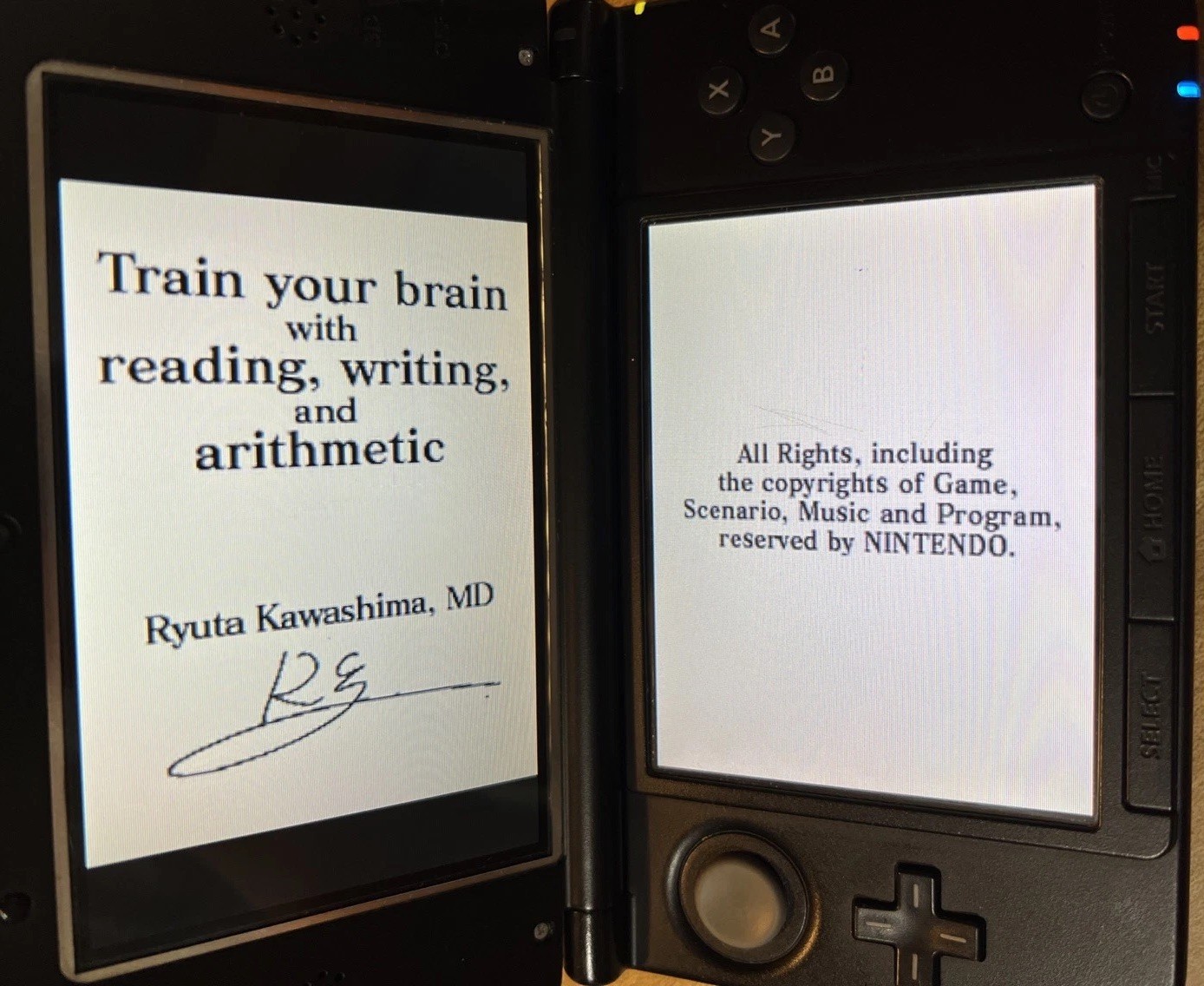 Nintendo 3DS XL Blue Black Handheld Console 2011 Works Charger, Games, NO STYLUS