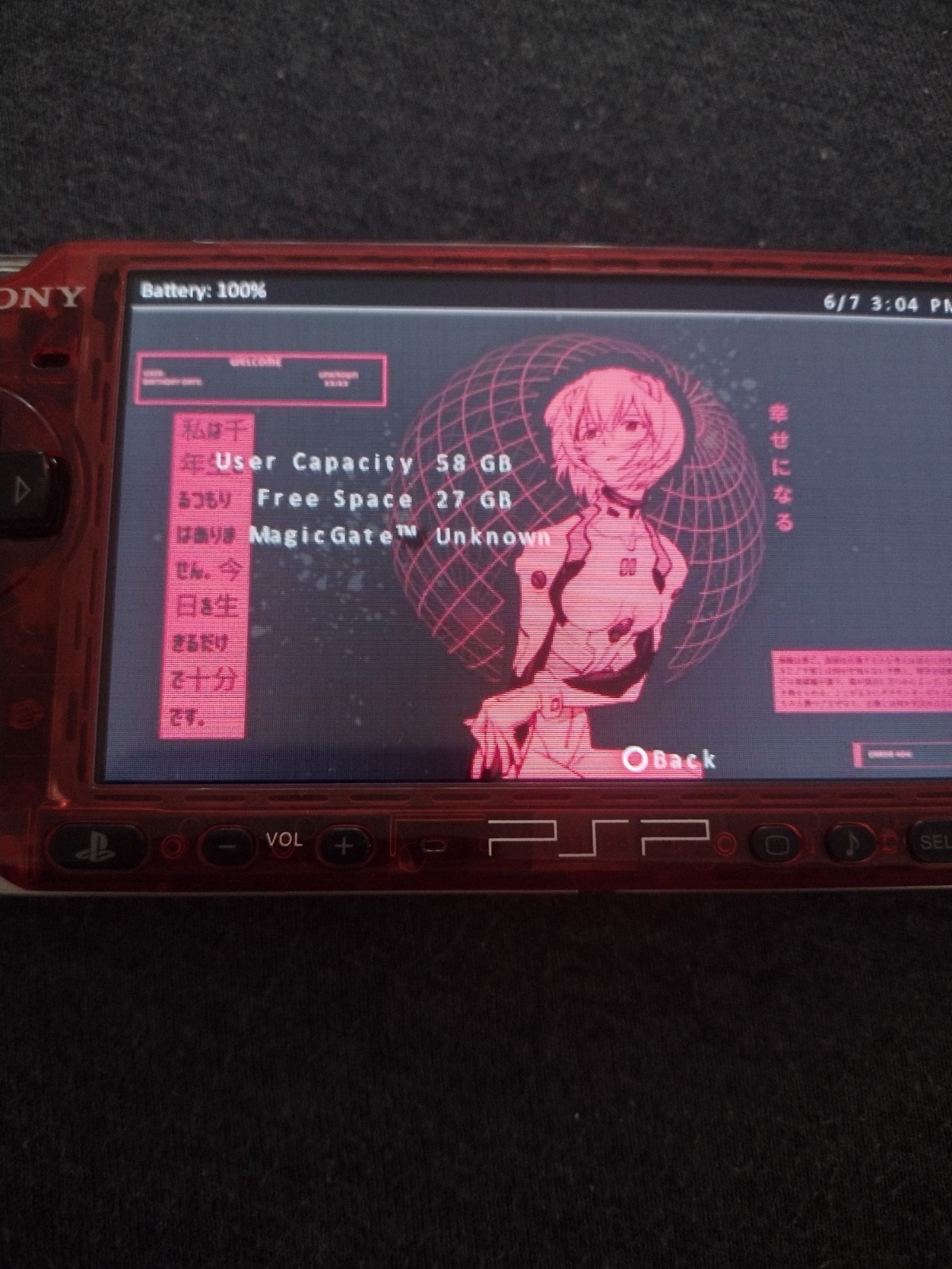 Sony PSP-3000 Handheld System with 64 GB Memory Card Tested Working (READ DESC)