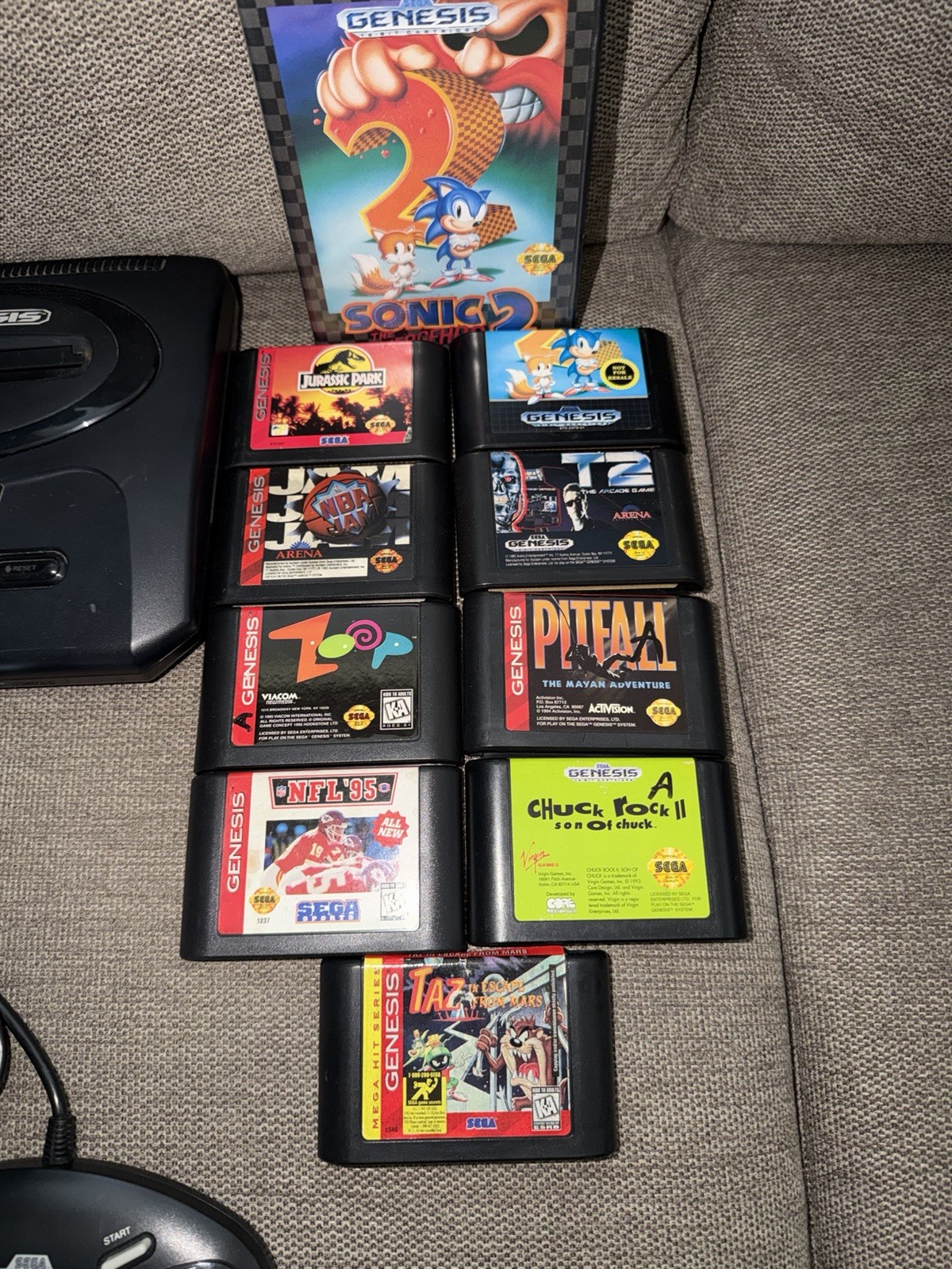 Sega Genesis Console Bundle w/ 10 Games – Tested