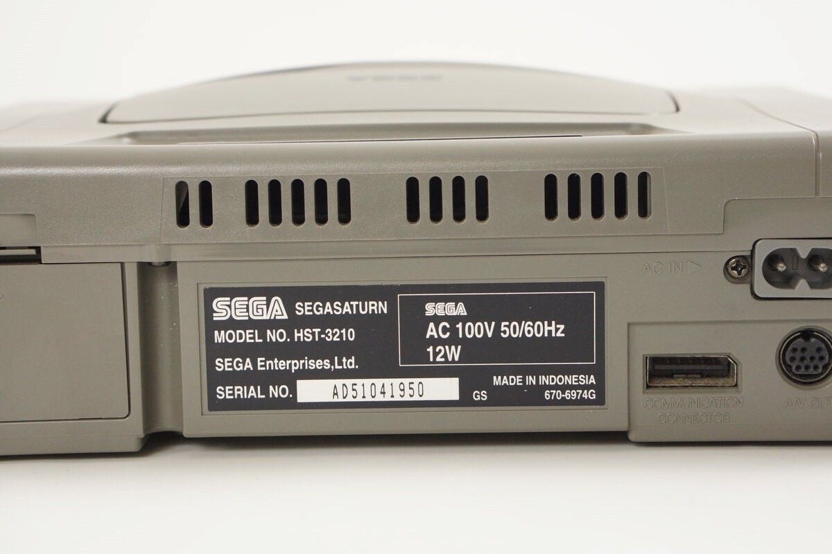 Sega Saturn GREY Console Boxed HST-3210 Tested System JAPAN -NTSC-J- AD51041950