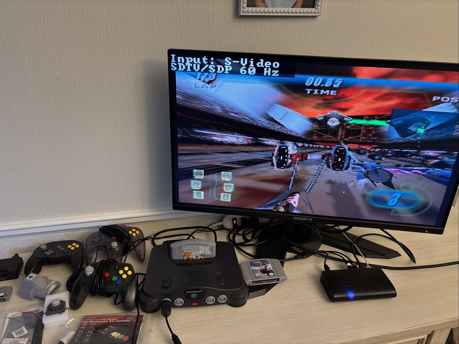 Nintendo 64 Black Console (NTSC-J) Bundle with controllers, games, RGB kit, more