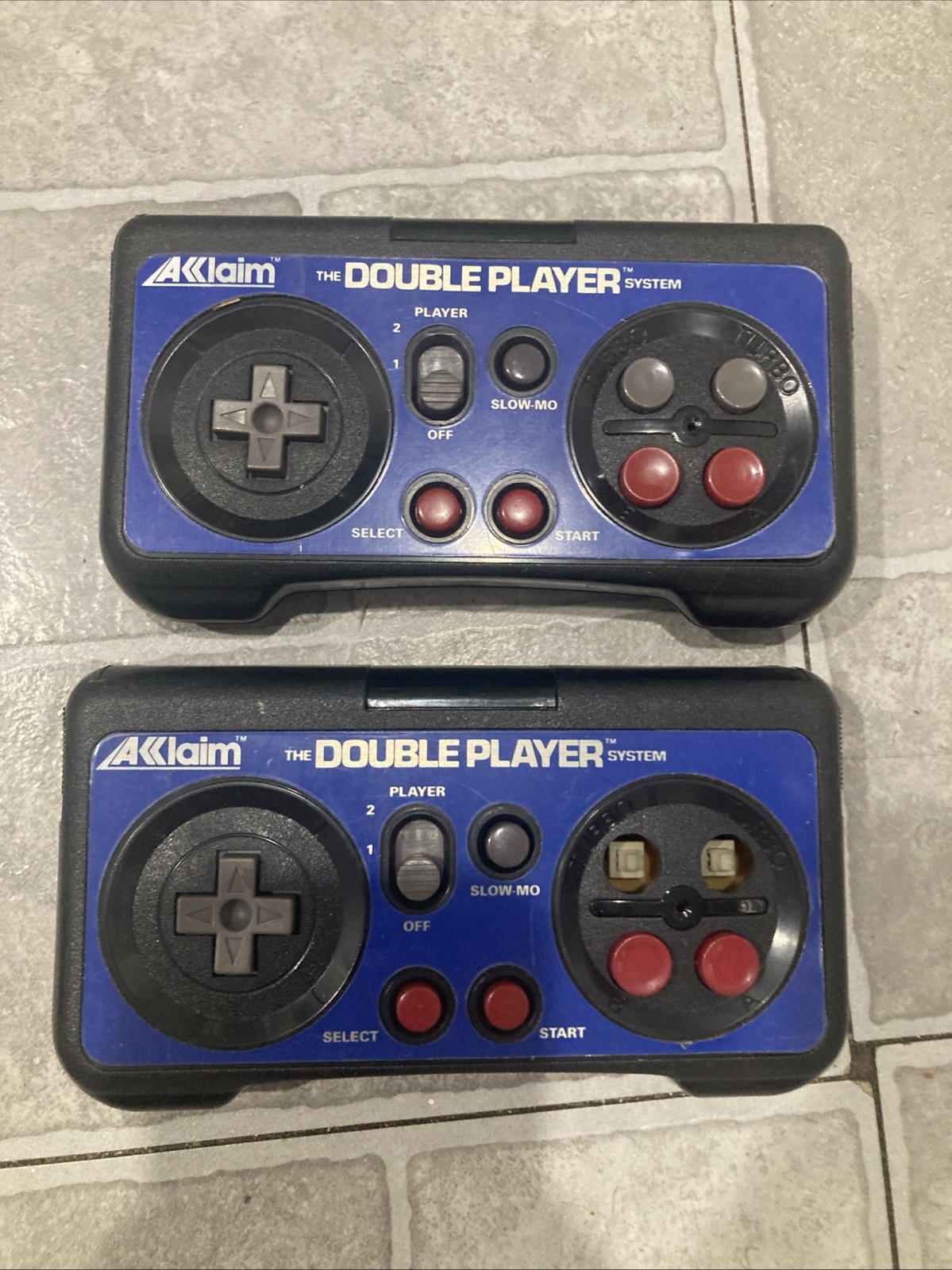 Vintage Nintendo Acclaim Double Player System UNTESTED W/Additional Mystery Item