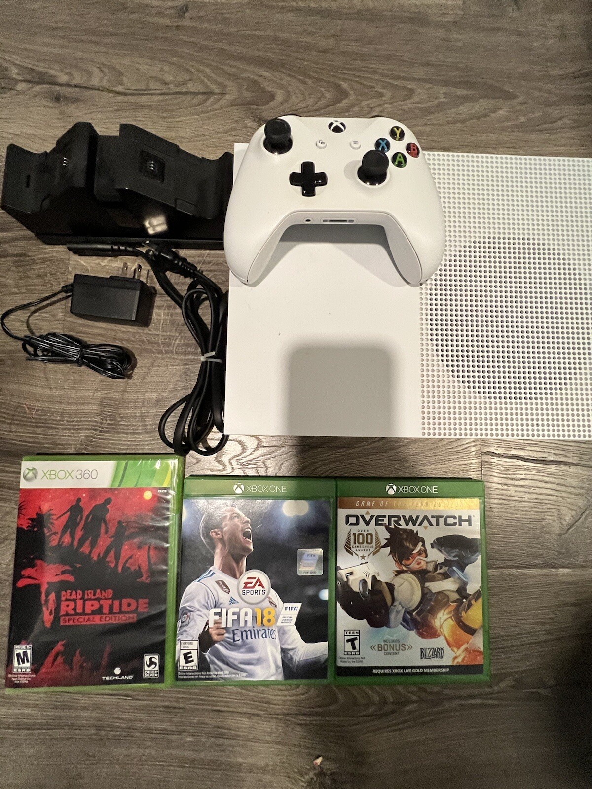 Microsoft Xbox One S Bundle 500GB Game Console – White