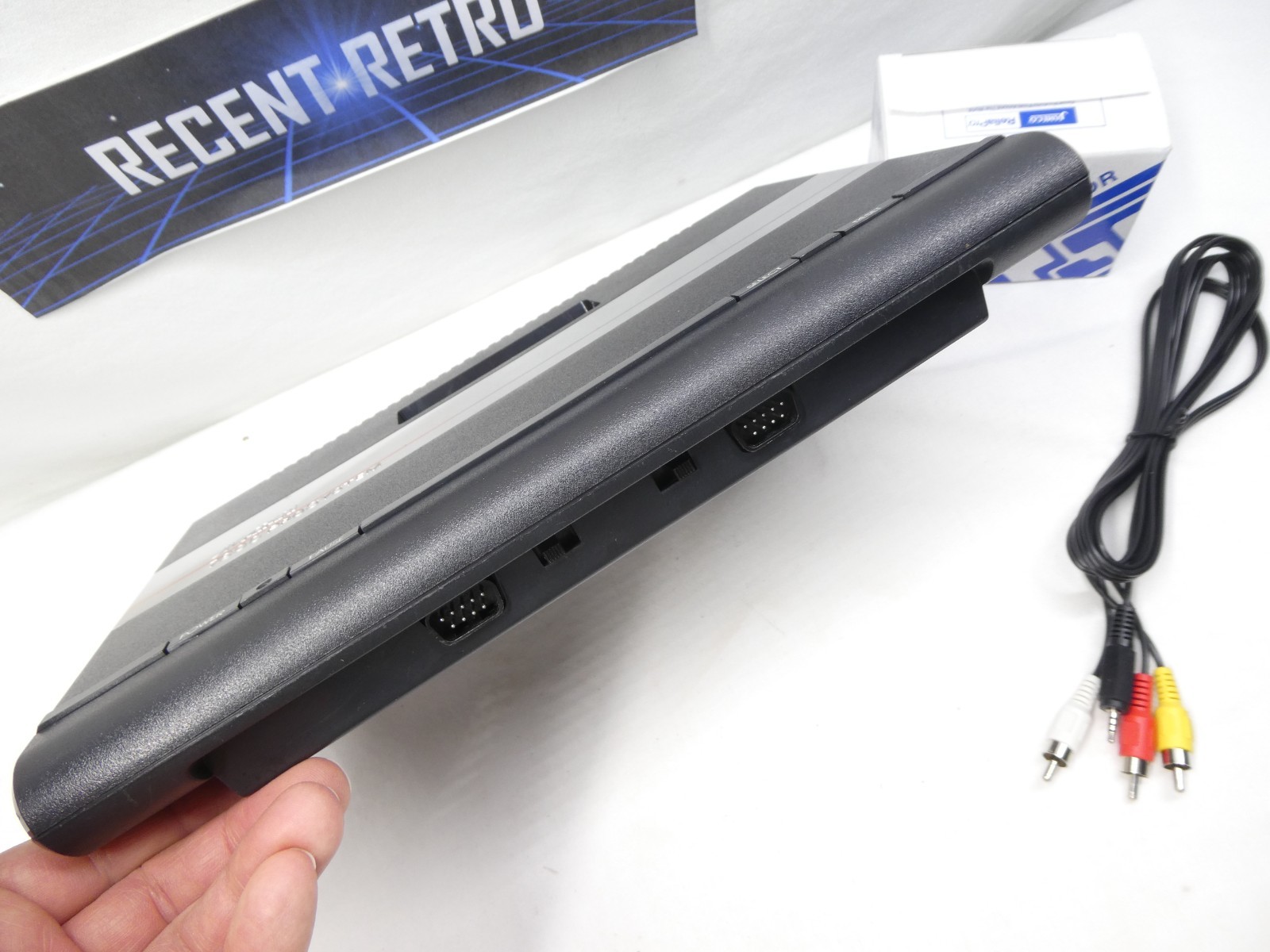 Atari 7800 Video Game Console EXPANSION INTERFACE AV Modded Seller Reconditioned