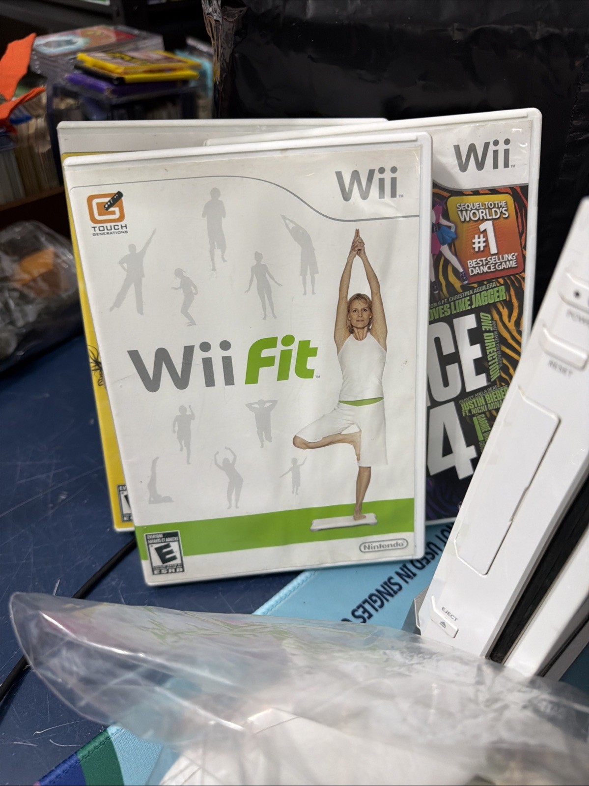 Nintendo Wii Video Game Console Controllers RVL-001 Games Cables Complete Works