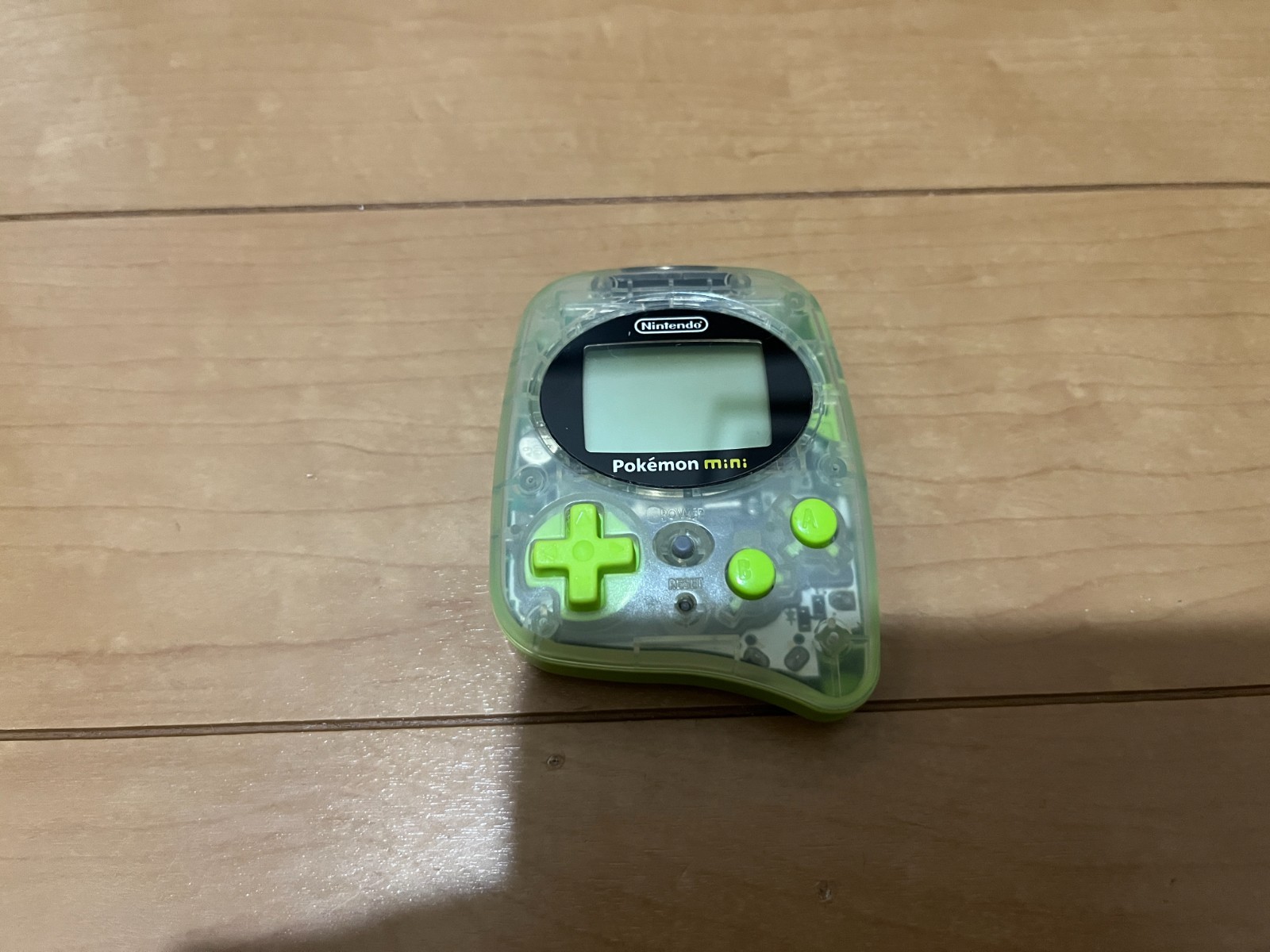 Pokemon mini Console Chikorita Green Color and 1 Games Pokemonmini