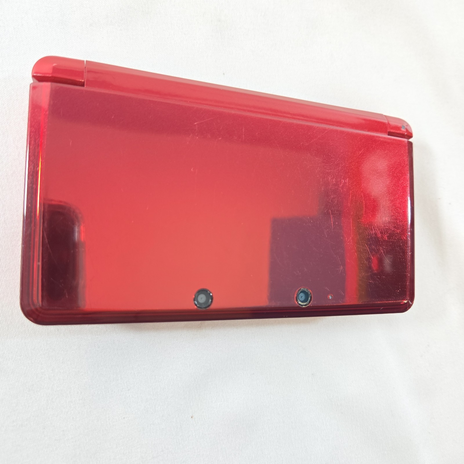 Nintendo 3DS Handheld System – Flame Red With Charger + 2GB SD CARD CTR-001