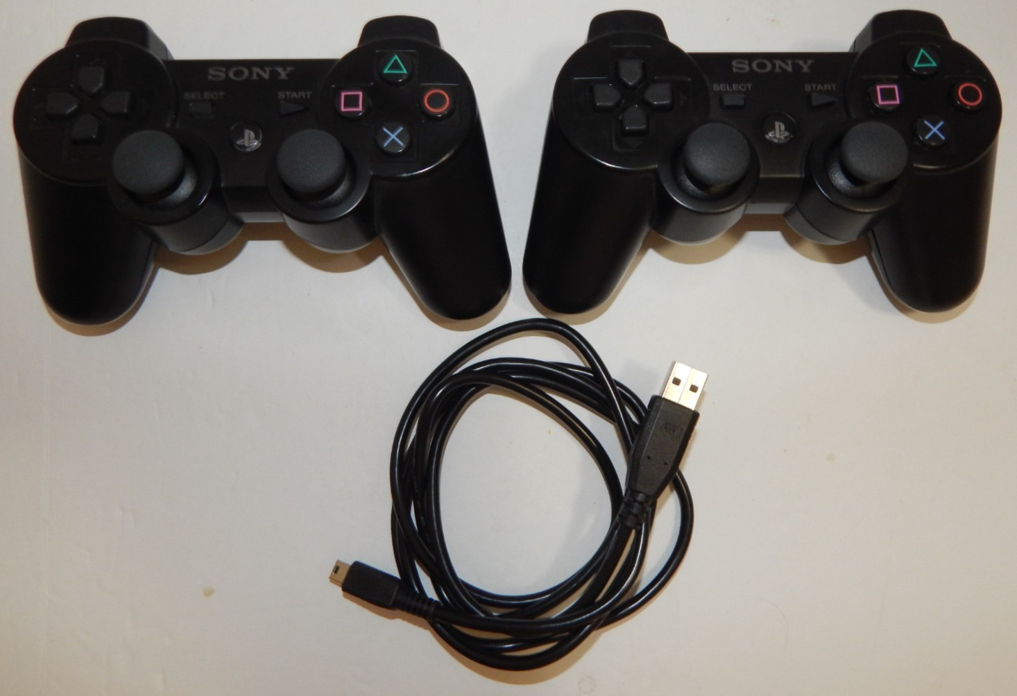 Ps3 Slim Cech-2501A Console 160GB Bundle 12 Games 2 Controller Lot Tested Works