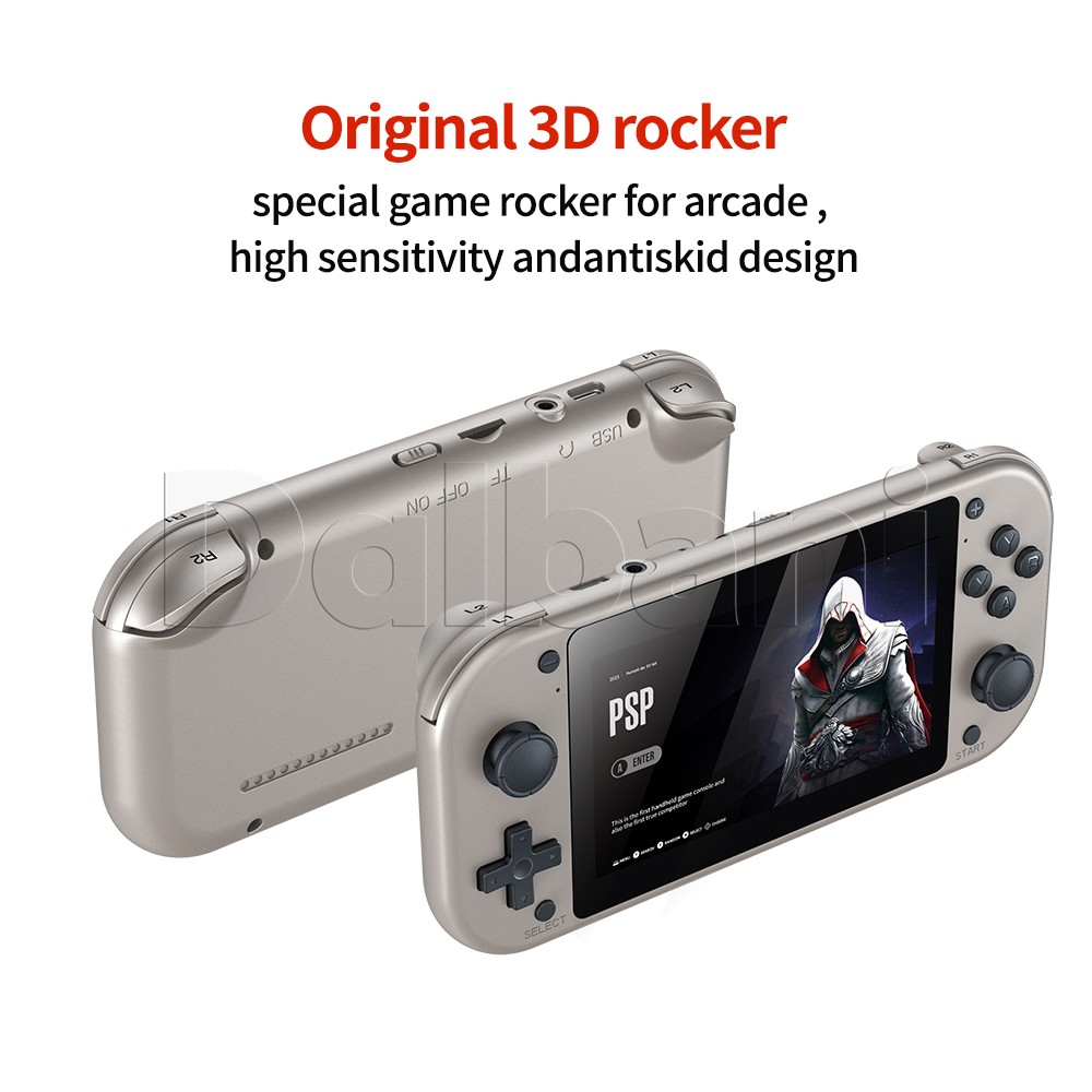 M17 Retro Handheld Game Console 4.3″ IPS Screen 64GB Portable Player