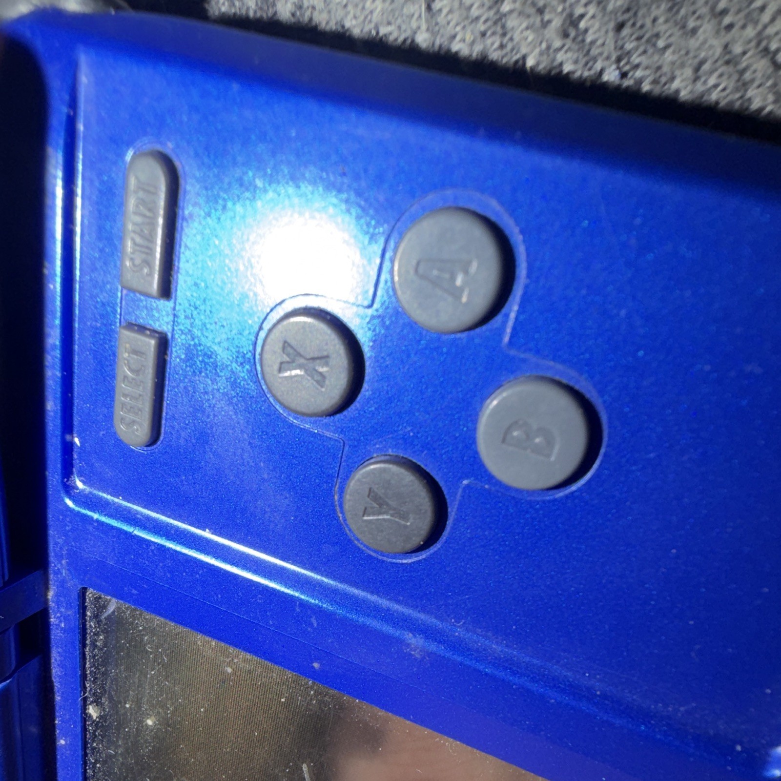 Nintendo DS NTR-001 Blue Handheld System Console w/Headphone Jack no bat or back
