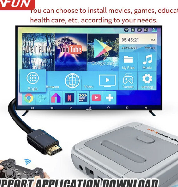 Super Console-X Pro 4K HDMI WiFi Retro HD Video Game Console Over 3000 ￼￼games
