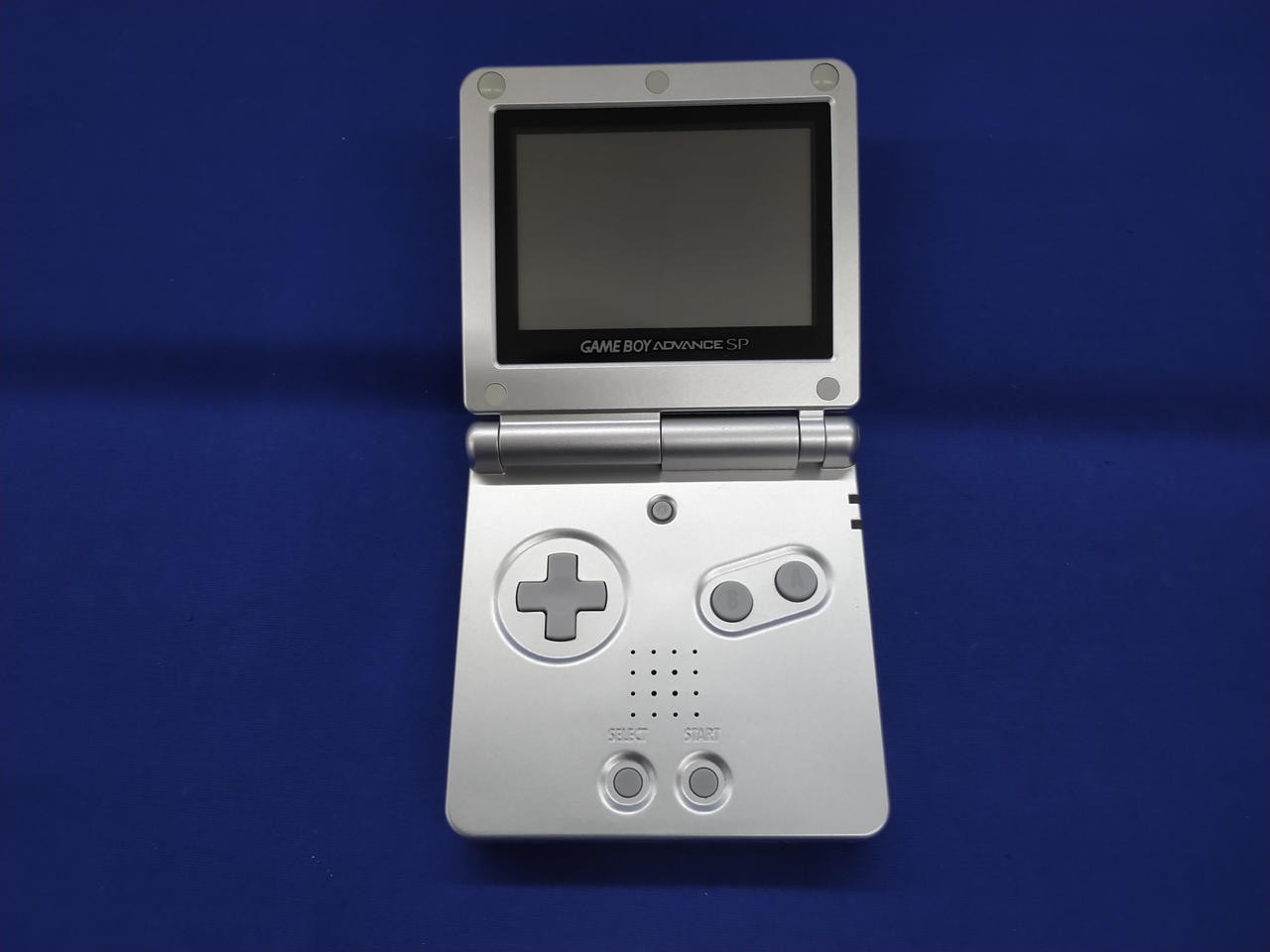 Nintendo Game Boy Advance SP AGS-S-ZVA Silver Used Console with Box & Adapter