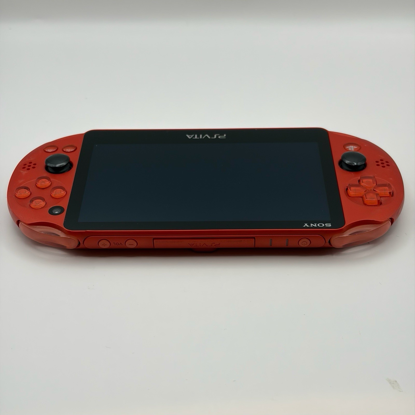 SONY PS Vita PCH-2000 Console Orange Very Good Fast Shipping No joystick drift.