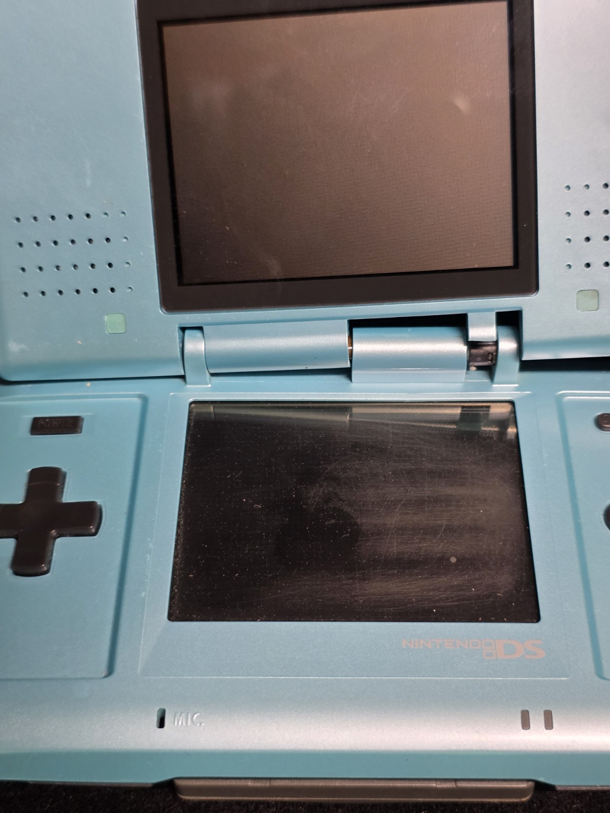 Original Nintendo DS Console (Turquoise Blue) + Stylus (READ Desc)