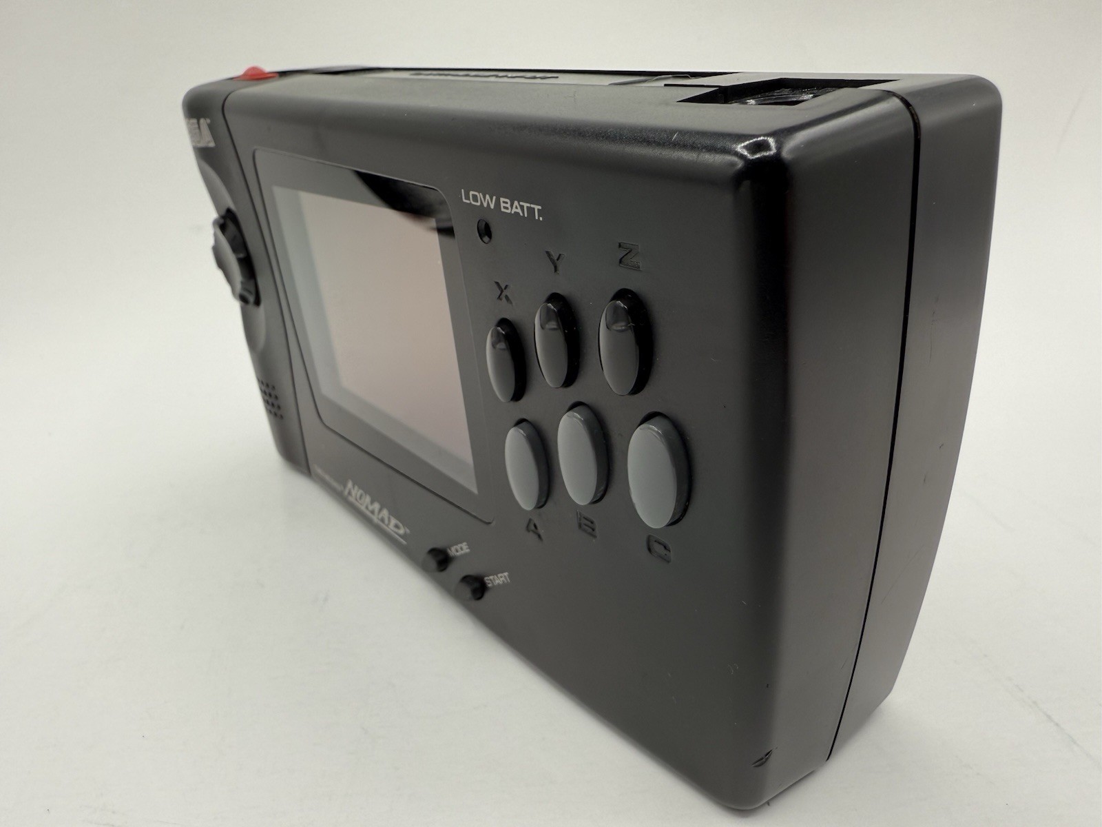 Sega Genesis Nomad MK-6100 Console SOLD AS IS FOR PARTS/REPAIR CLEAN NEEDS WORK