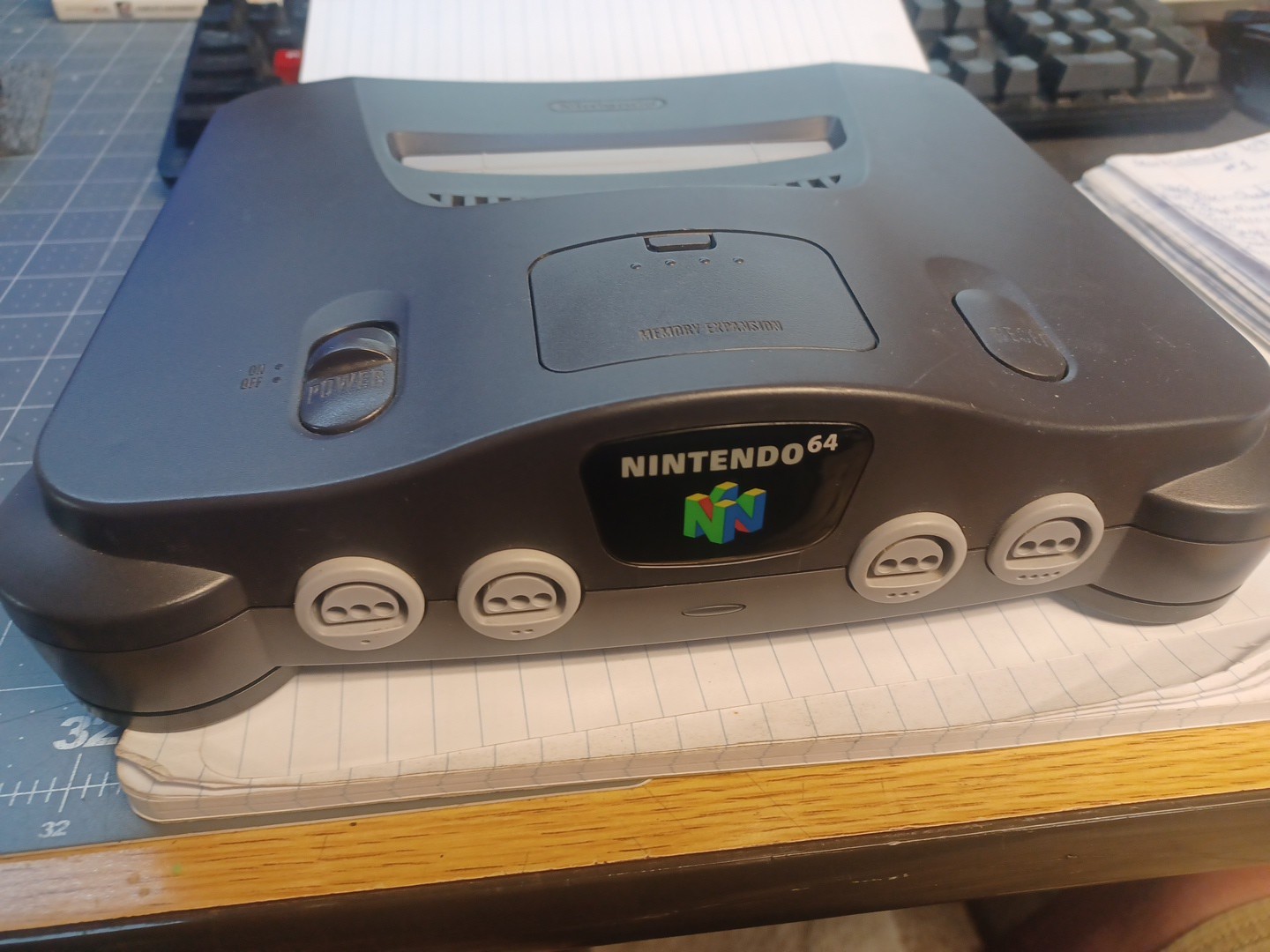 Nintendo 64 Black NUS-001(USA) Console, W/ Power Adapter