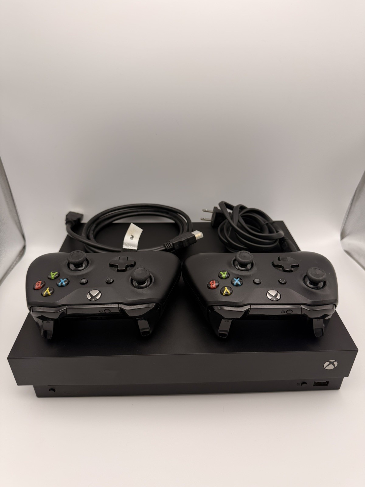 Xbox One X 1TB Console – 2 Controllers, HDMI & Power Cable – Model 1787