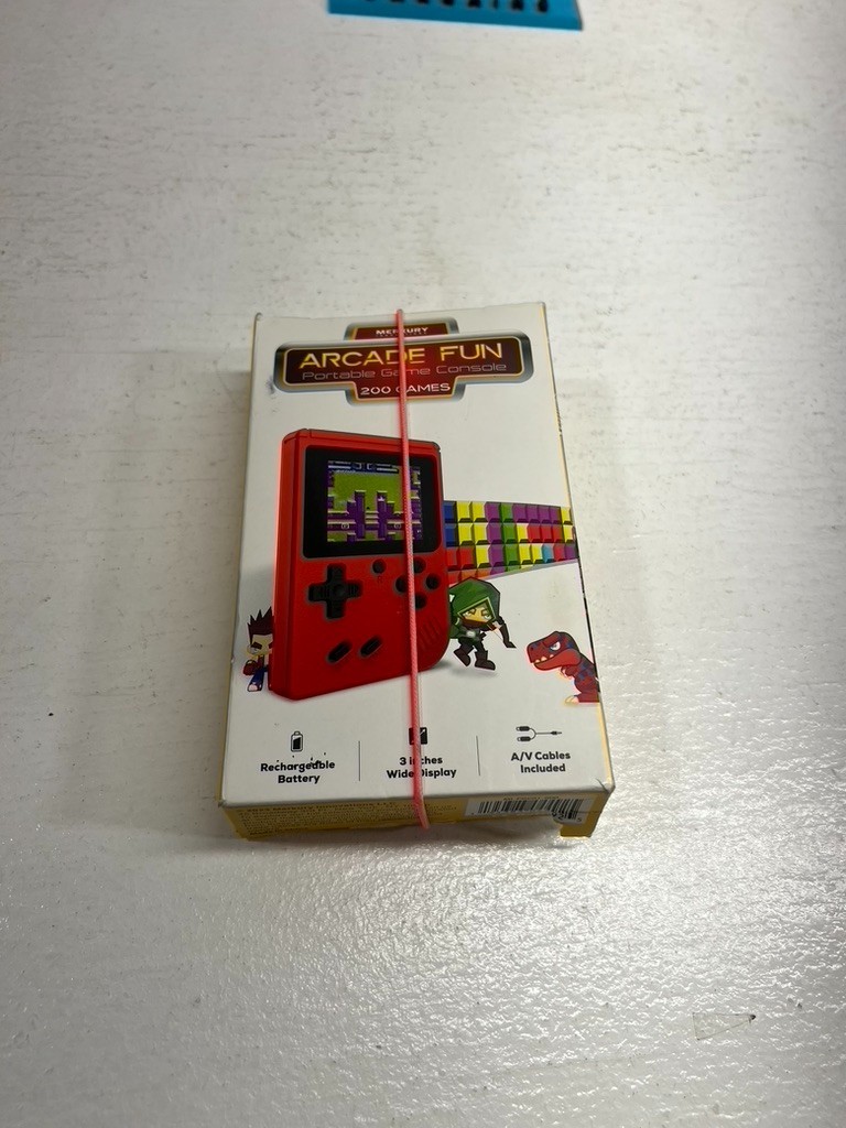 Merkury Innovations Fantastic Arcade Fun Portable Gaming Console 200 Game*Tested