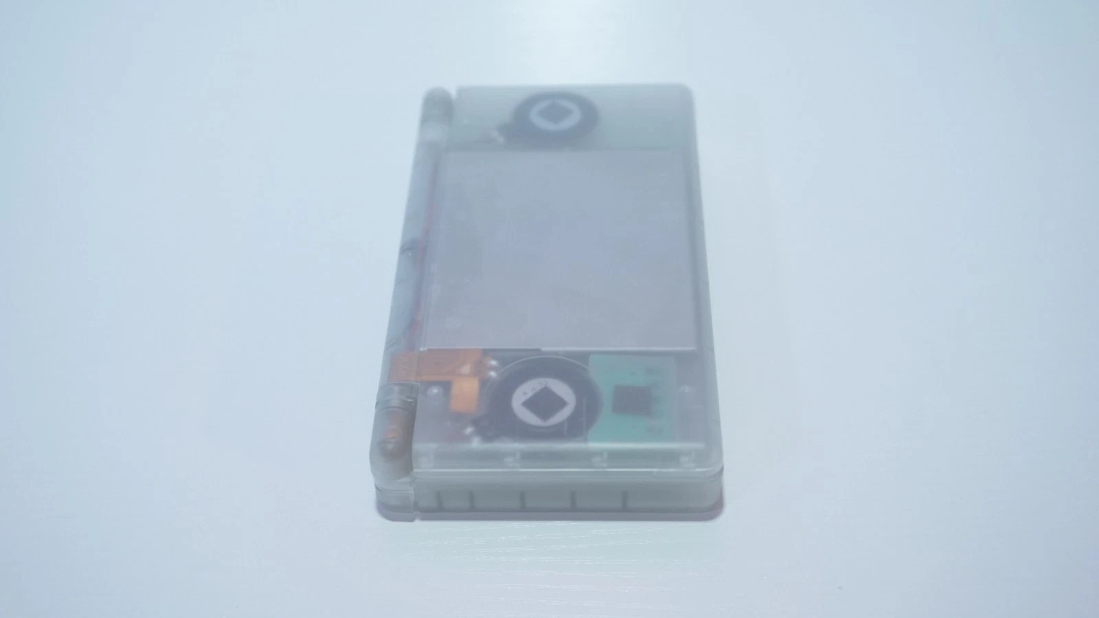 Nintendo DS Lite Transparent Clear Glow in the Dark System with Charger & Stylus