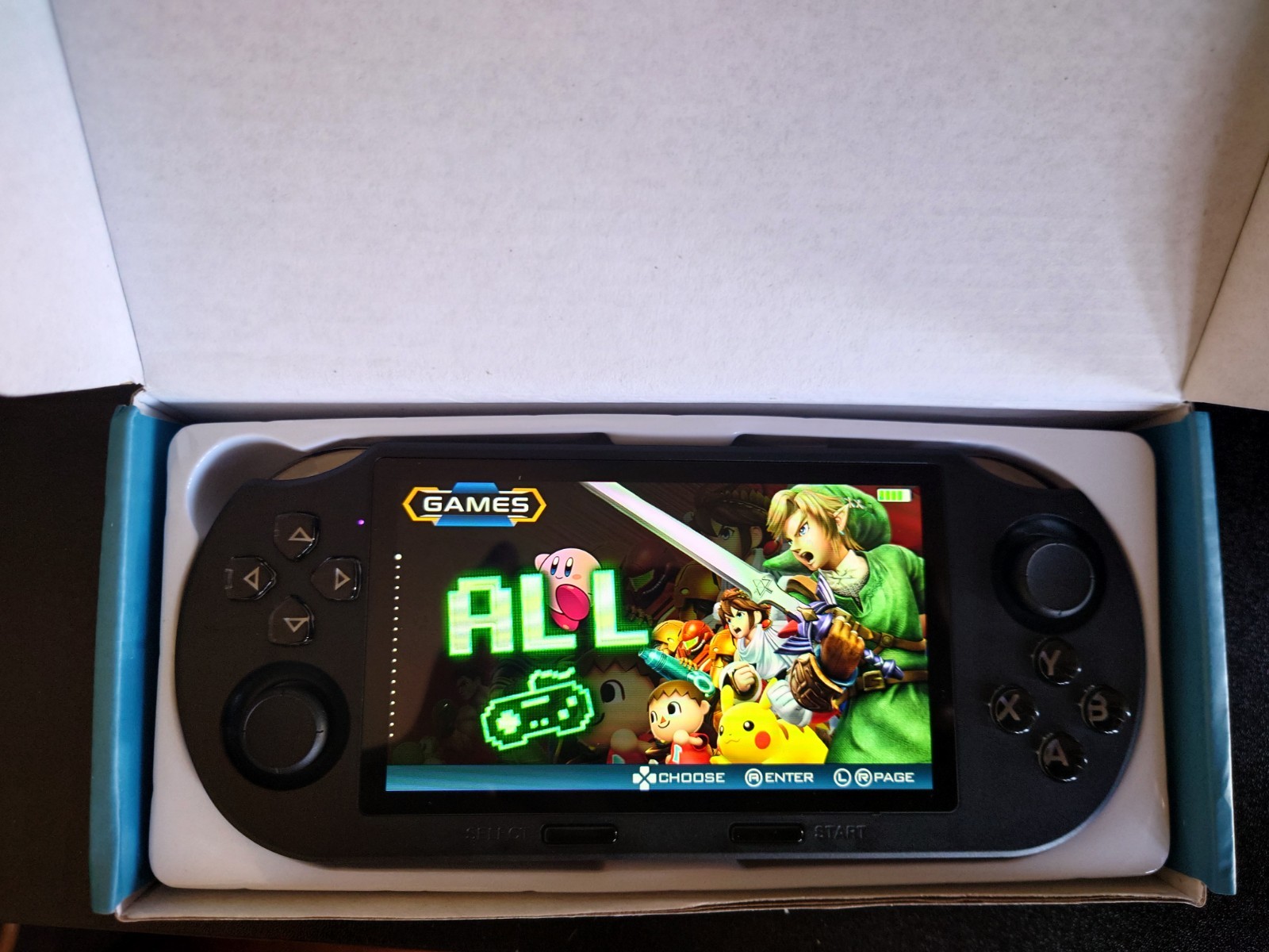 WUDS SF3000 Retro Handheld Game Console, 4.5 Inch IPS Screen Games Machine, Wire