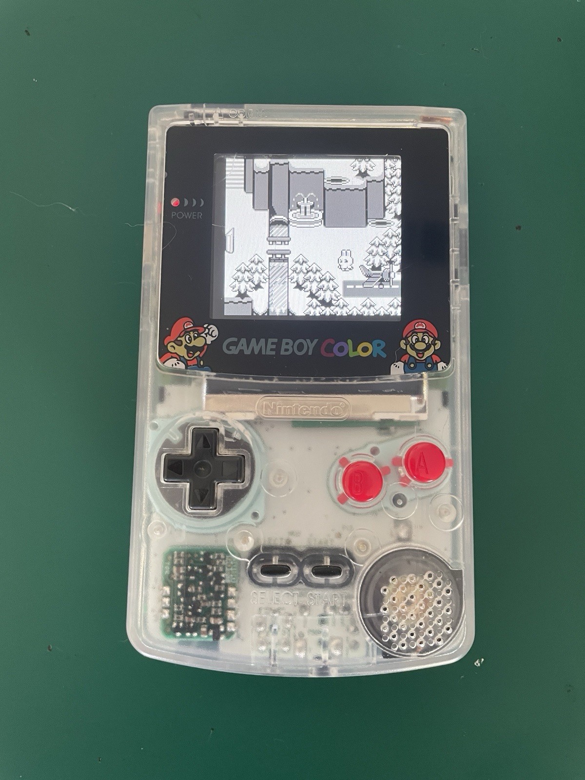 Nintendo Game Boy Color Clear Shell IPS Backlit Screen Multi Color Display