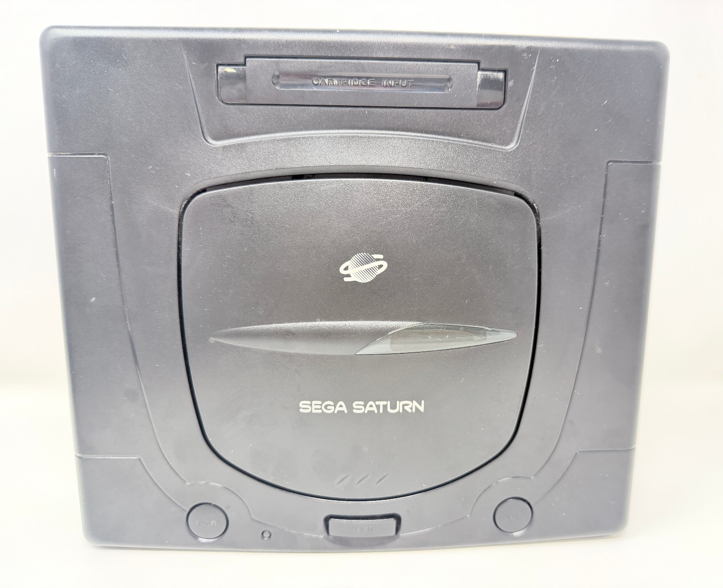 Sega Saturn Console MK-80000 Bundle W/Controller & NFL Quartback Club- WORKS