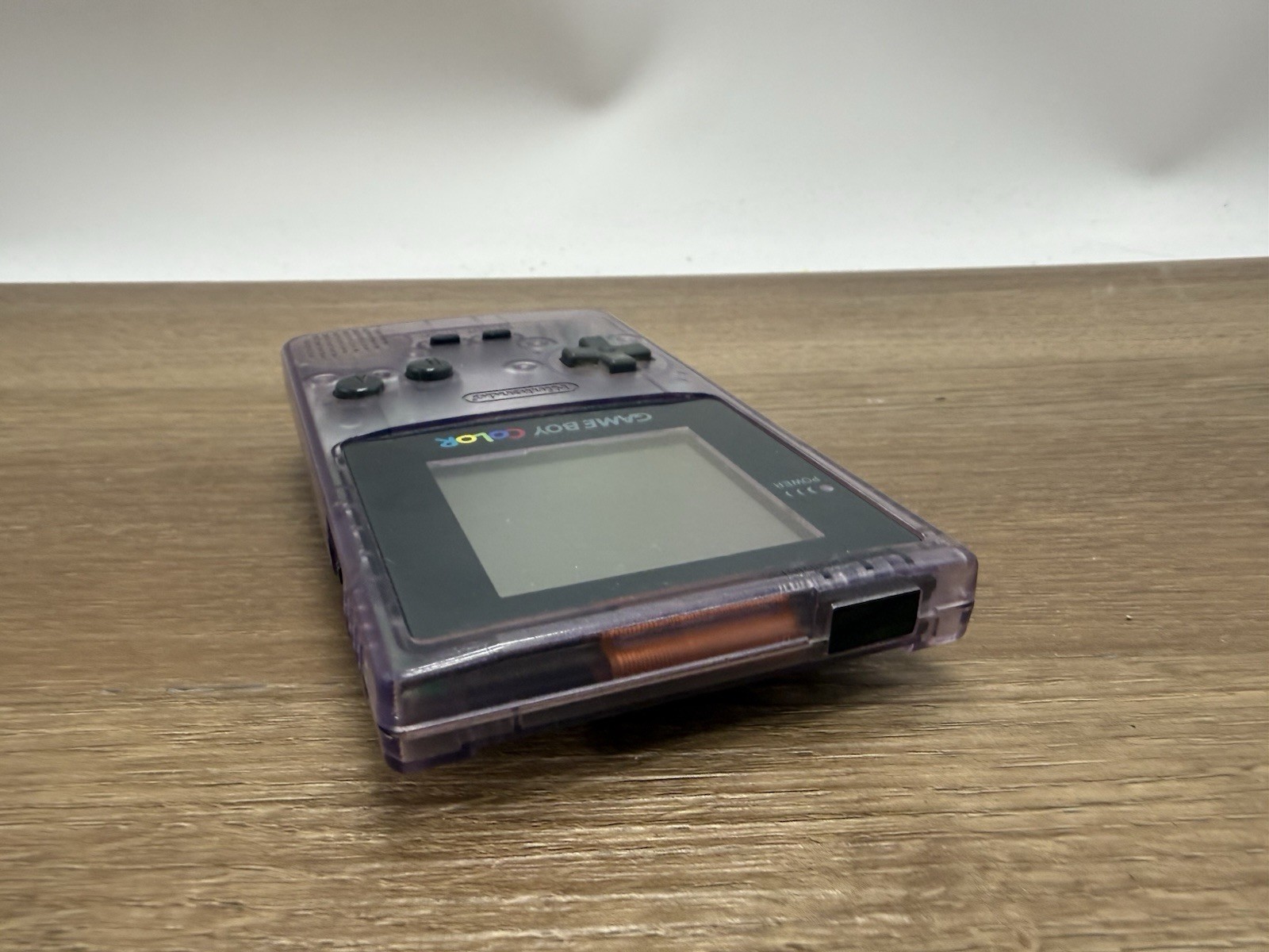 Nintendo Game Boy Color- Atomic Purple – Bundle w/ 7 Games *NO SOUND*