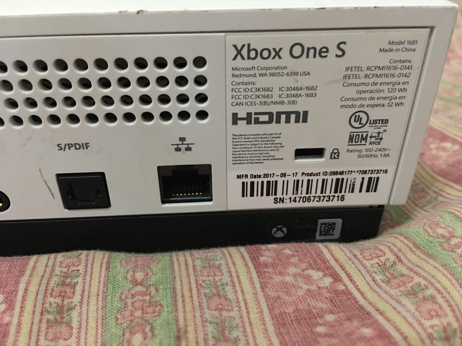 Microsoft Xbox One S 500GB and xbox on 1tb system bundle