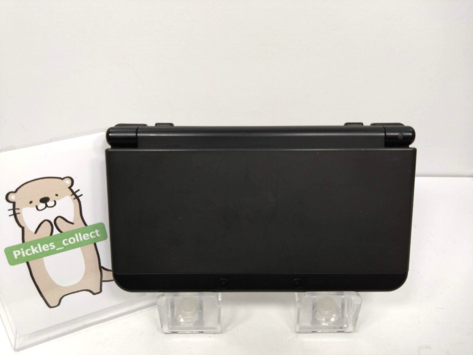 Nintendo New 3DS Black KTR-001 w/4GB Stylus language Japanese Tested 0511A