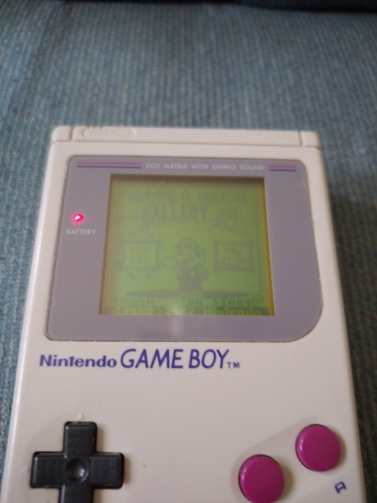 Nintendo Game Boy Launch Edition Handheld System- Gray