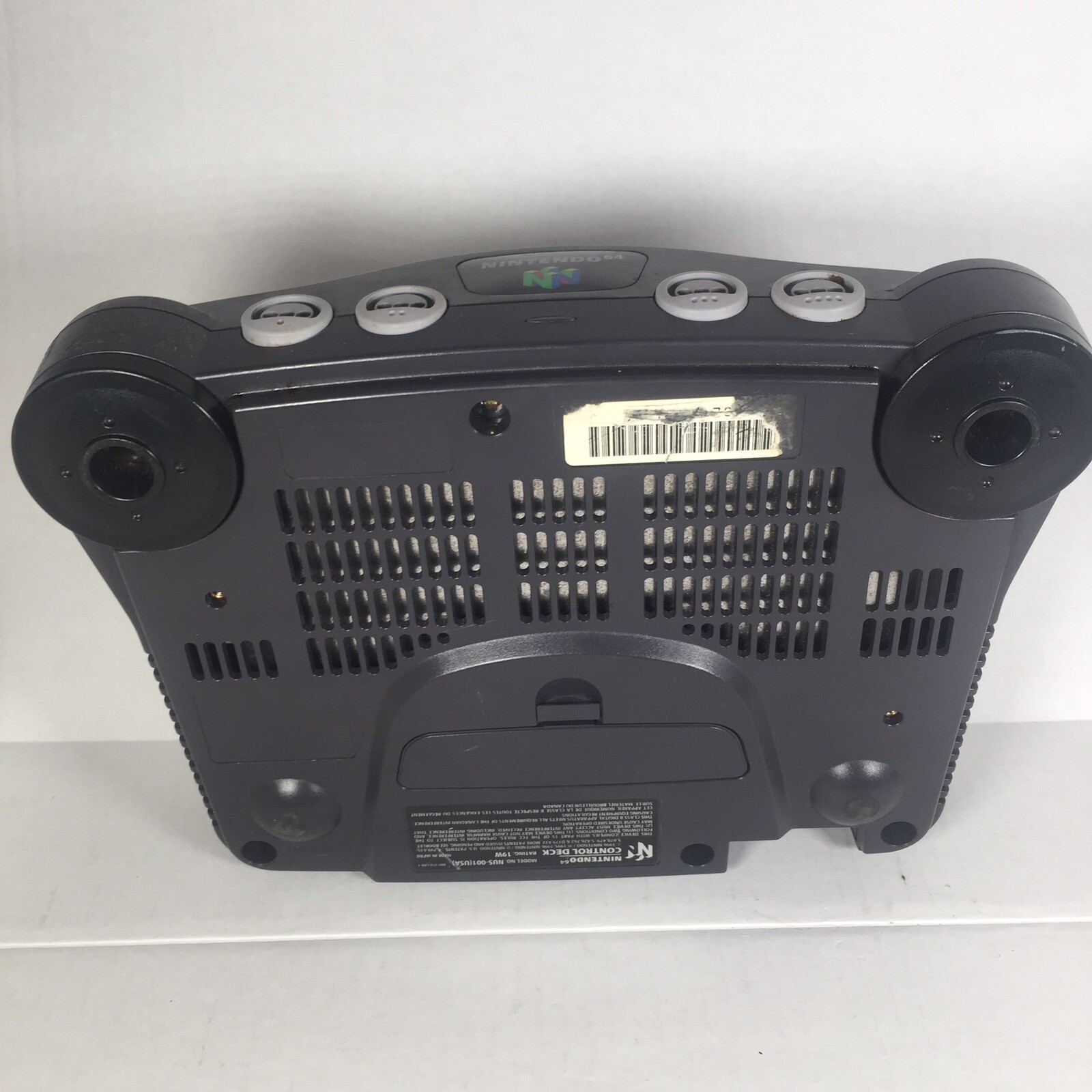 N64 Nintendo 64 Video Game System w Jumper Pack, Power Cord Console Tested B