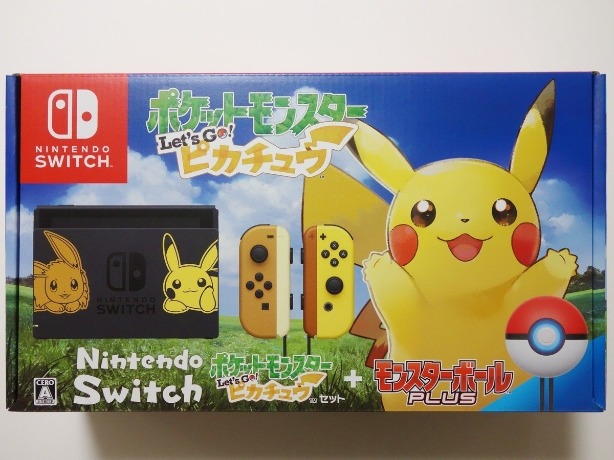 Nintendo Switch Pokemon Let’s Go Pikachu Limited Edition Console Region Free JP