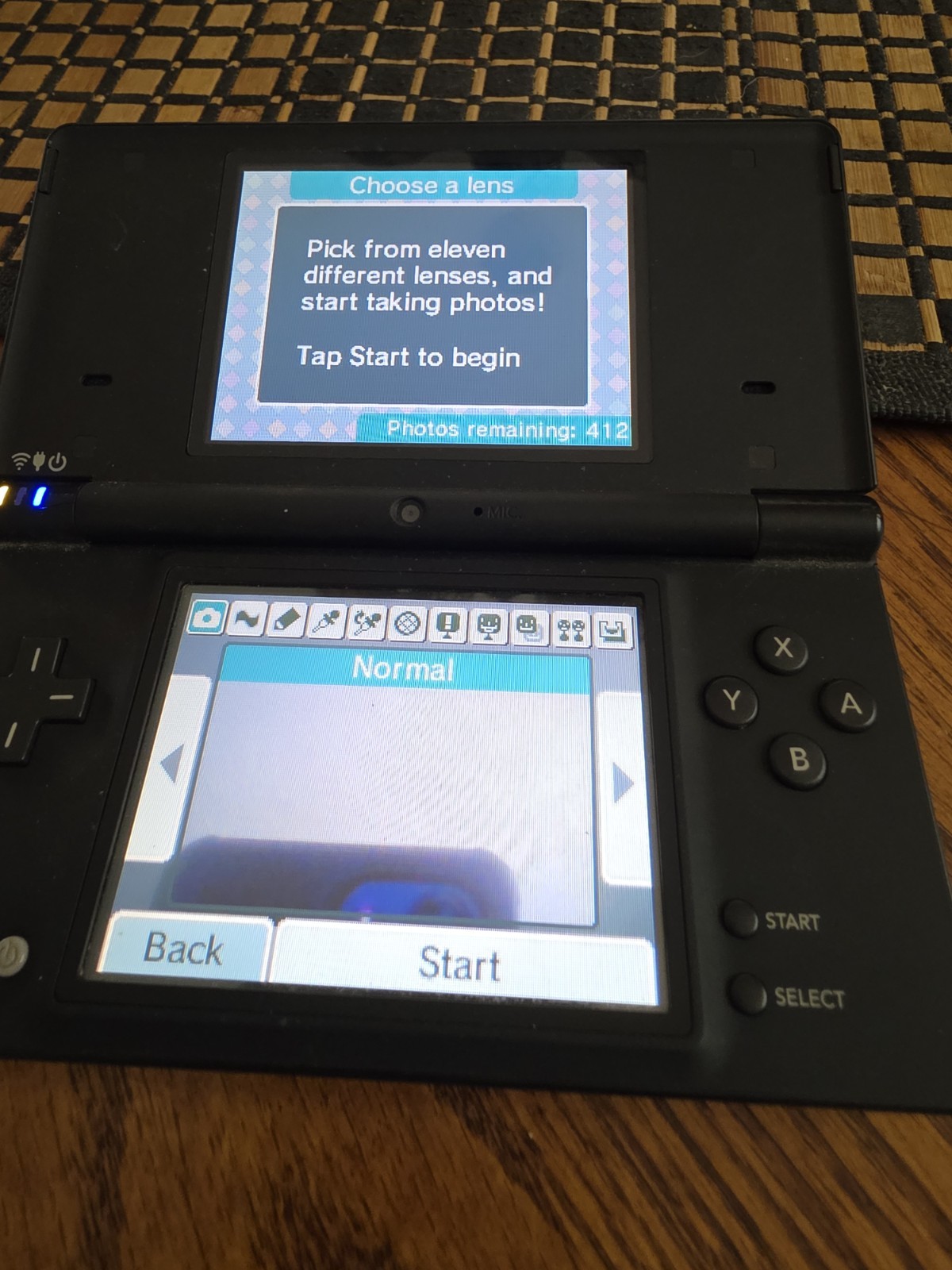 Nintendo DSi Console Bundle Black + 15 Games Charger Case Stylus Tested Working