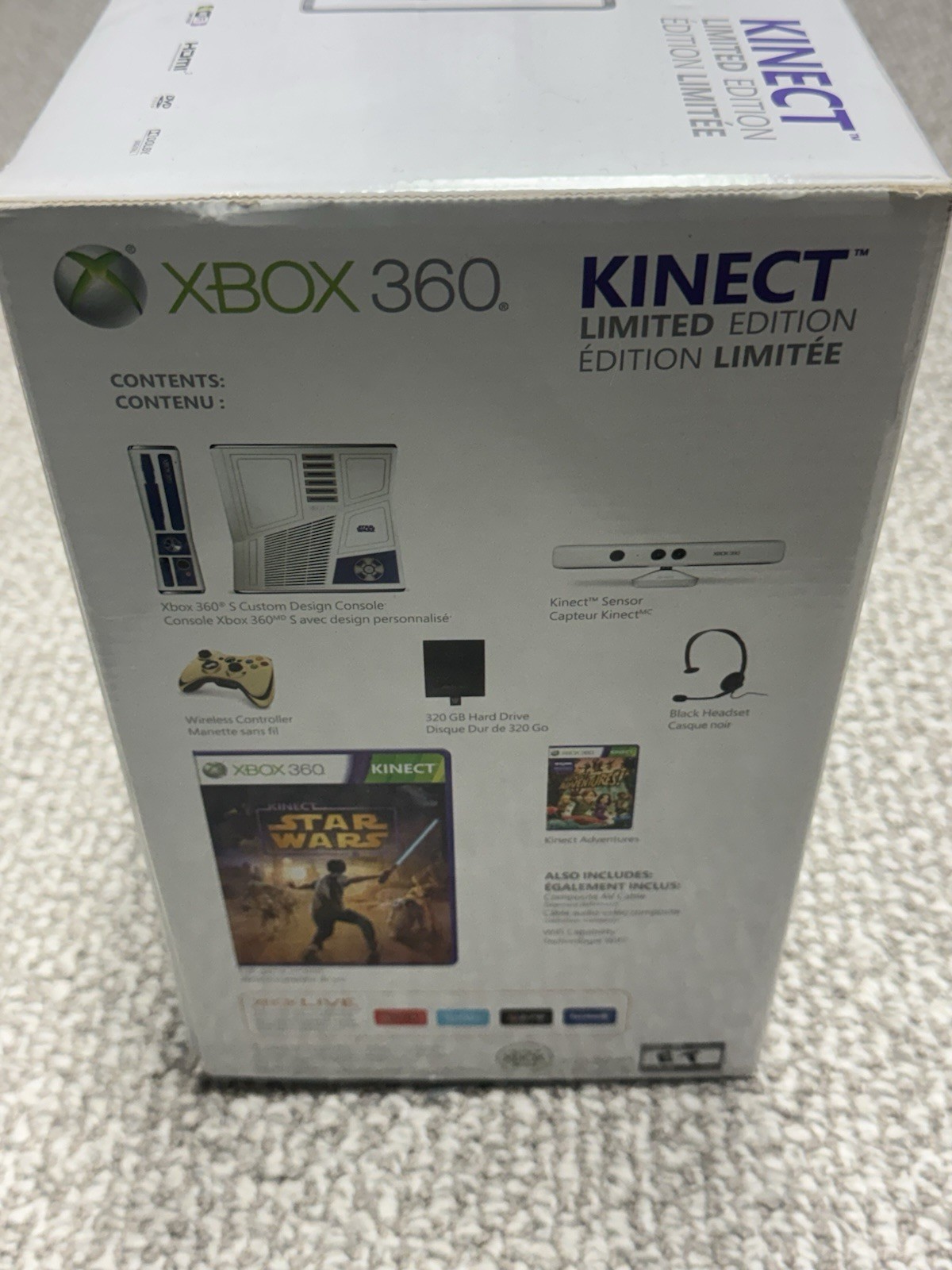 Microsoft Xbox 360 320GB Kinect Star Wars Limited Edition Console