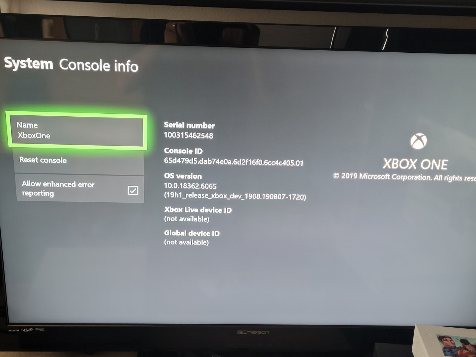 Microsoft Xbox One S 2TB White Video Game Console Model 1681 w/ Cables TESTED
