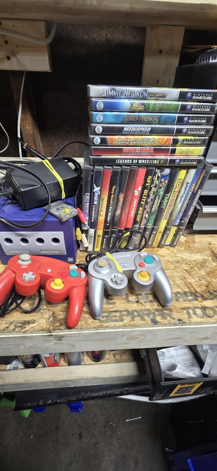 Nintendo GameCube Gaming System Bundle – Indigo 22 Games With Extras