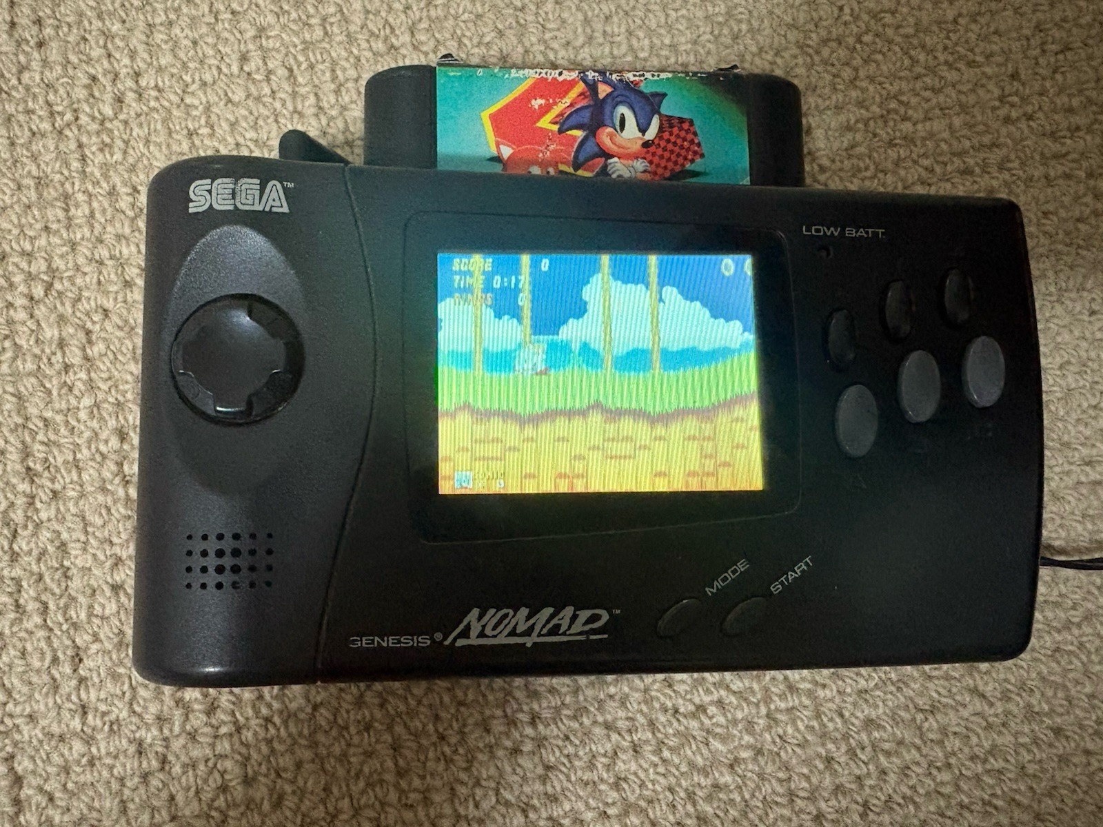 Sega Genesis Nomad Console.